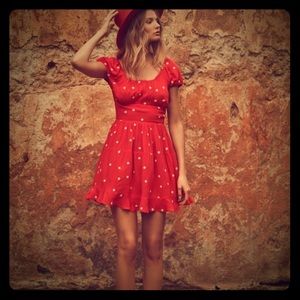 For Love & Lemons Chiquita Tiered Mini Dress